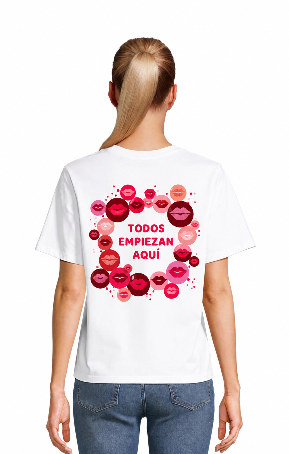 Camiseta Todos los besos empiezan aquí