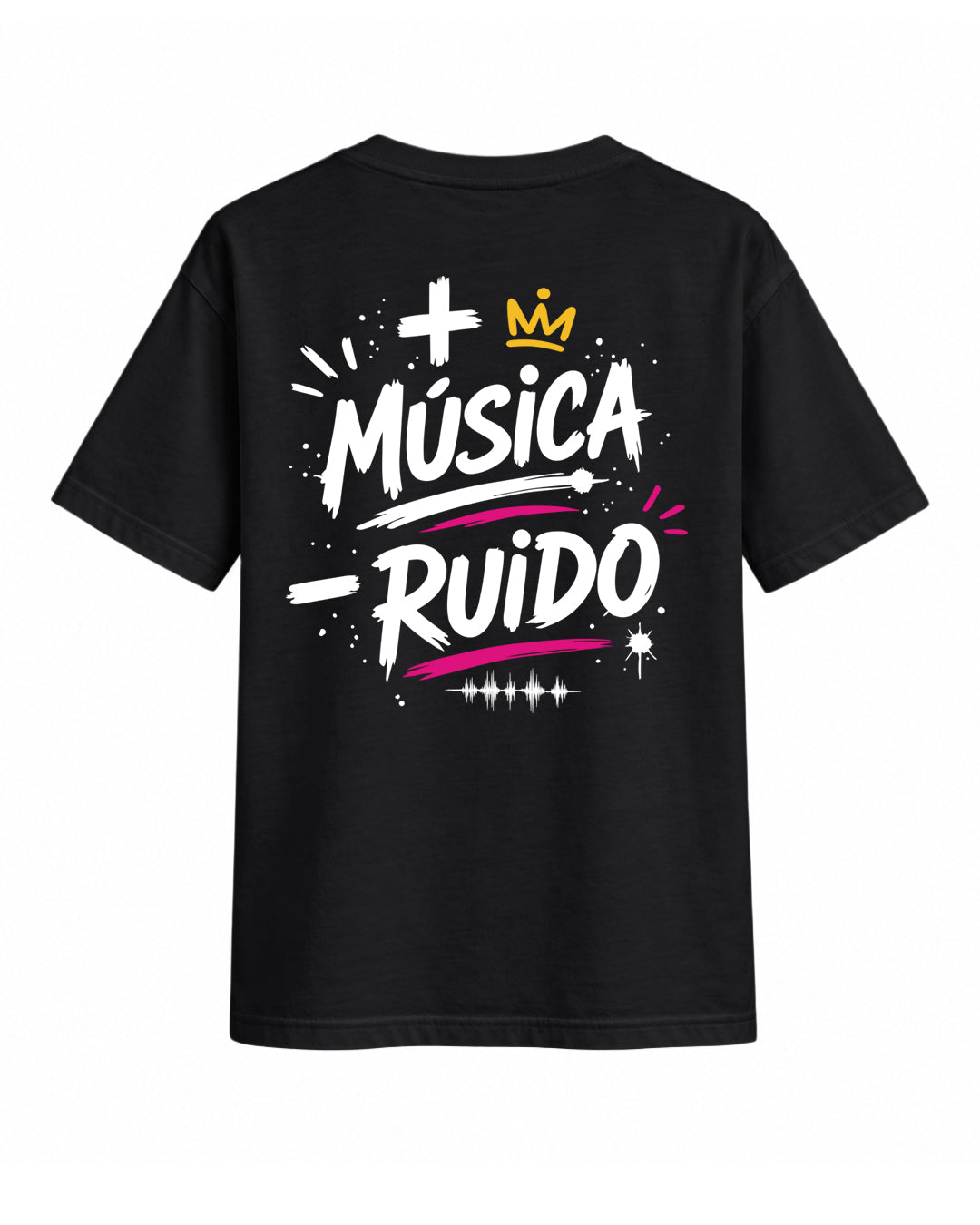 CAMISETA CHICO + MÚSICA NEGRA