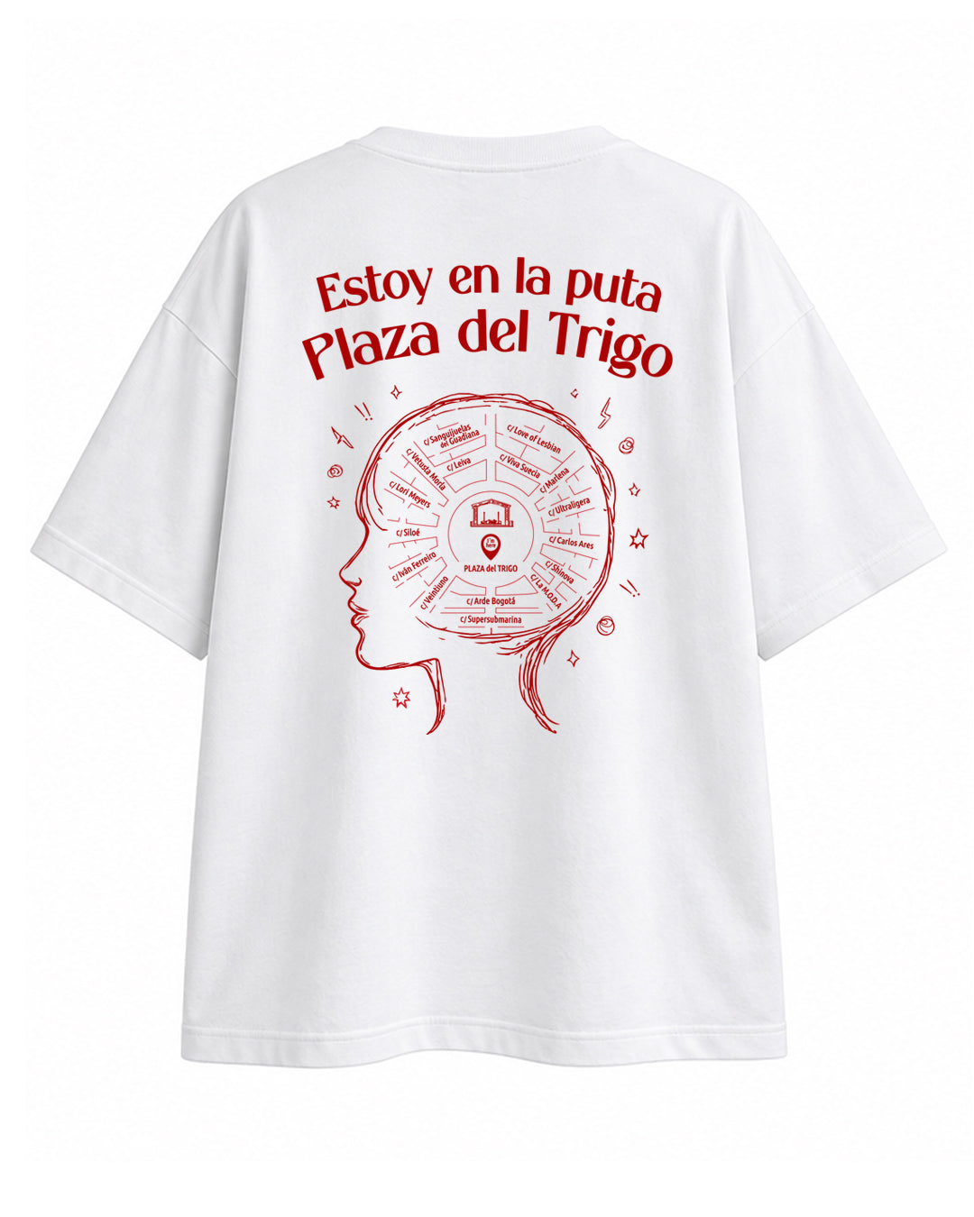 CAMISETA OVERSIZE CHICO PLAZA DEL TRIGO