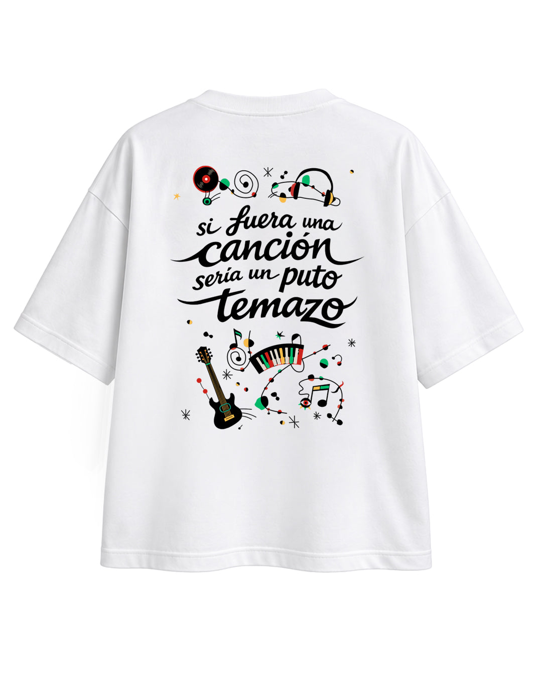 CAMISETA OVERSIZE CHICA TEMAZO