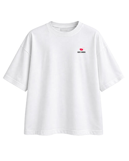 CAMISETA OVERSIZE CHICA BESOS