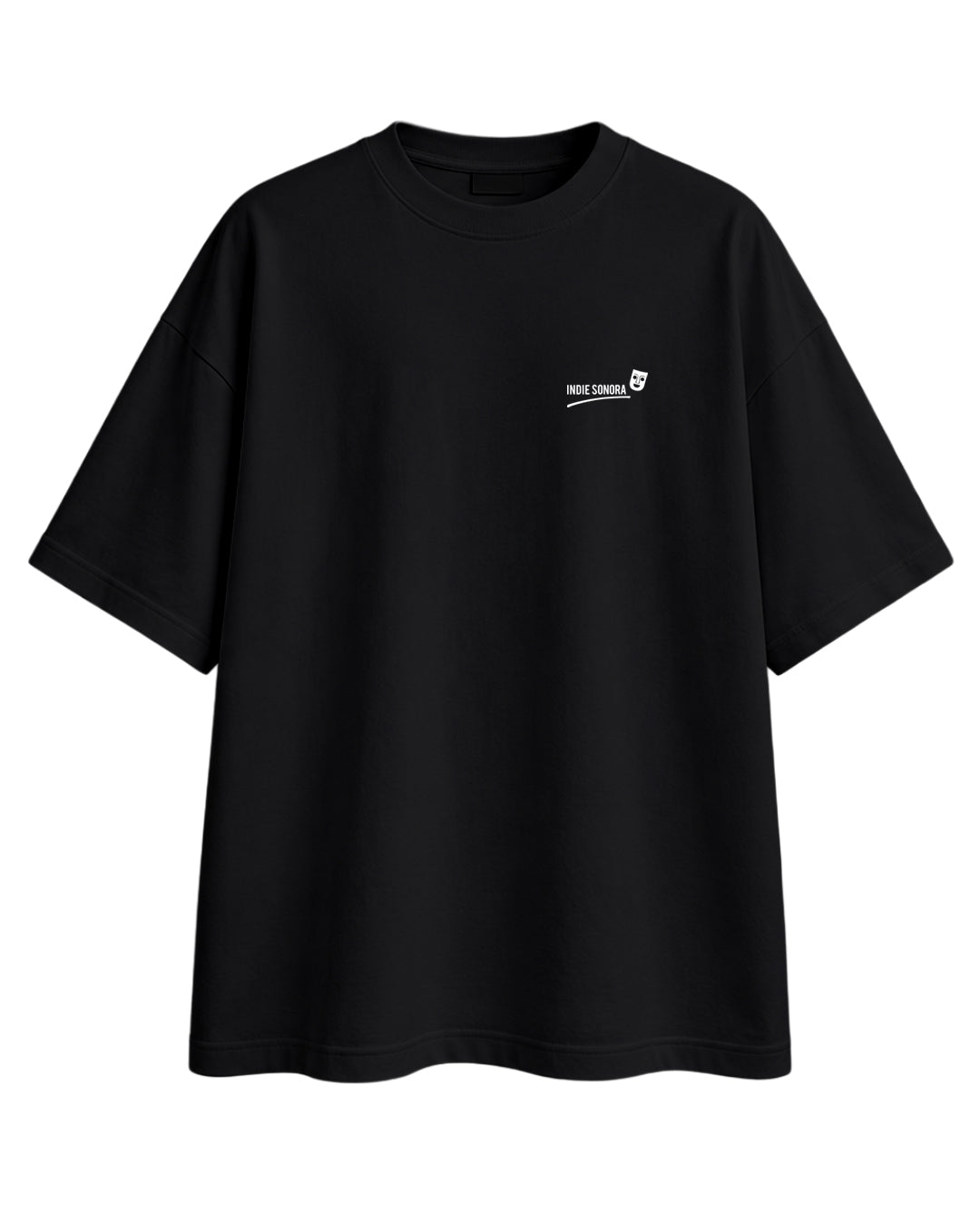CAMISETA OVERSIZE CHICO DISTOPÍA NEGRA