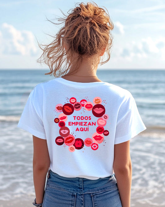 Camiseta besos