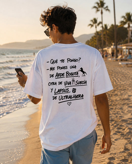Camiseta chico oversize ¿Qué te pongo?