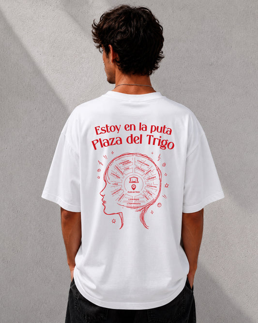 Camiseta plaza del trigo chico oversize