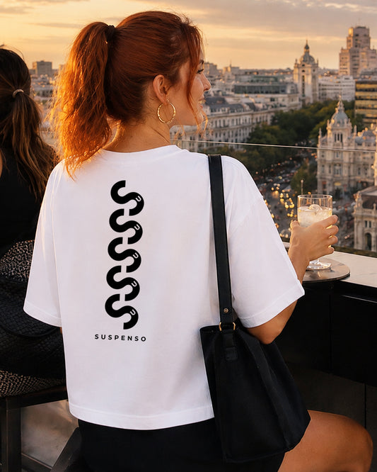 CAMISETA OVERSIZE CHICA SUSPENSO SS