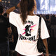 CAMISETA OVERSIZE CHICA ROCK