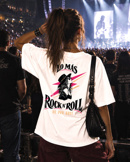 CAMISETA OVERSIZE CHICA ROCK