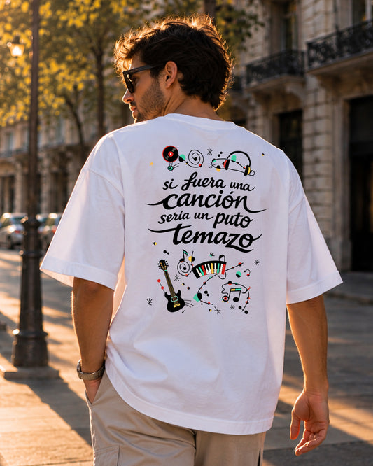 CAMISETA OVERSIZE CHICO TEMAZO