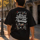 CAMISETA OVERSIZE CHICO TEMAZO NEGRA
