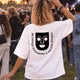 CAMISETA OVERSIZE CHICA DISTOPÍA