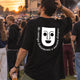 CAMISETA OVERSIZE CHICO DISTOPÍA NEGRA