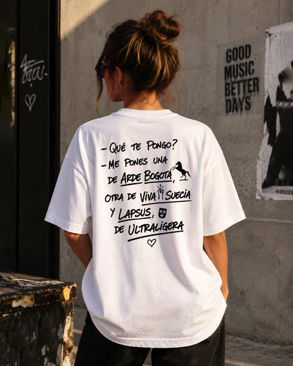 CAMISETA OVERSIZE CHICA ¿QUÉ TE PONGO?