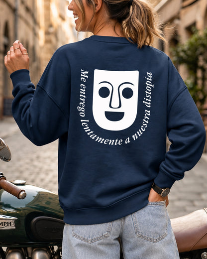 SUDADERA CHICA DISTOPÍA FRENCH NAVY