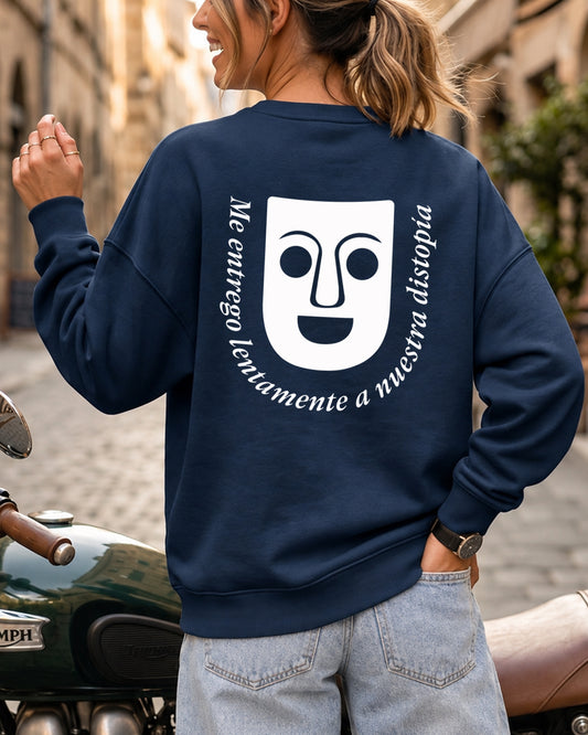 SUDADERA CHICA DISTOPÍA FRENCH NAVY
