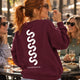 SUDADERA CHICA SUSPENSO DEEP PLUM