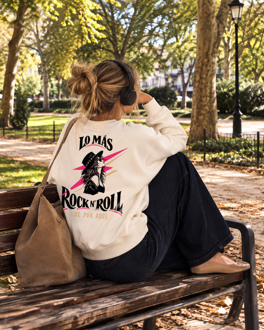 SUDADERA CHICA ROCK CREAM