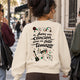 SUDADERA CHICA TEMAZO CREAM