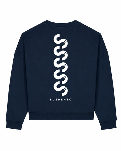 SUDADERA CHICA SUSPENSO FRENCH NAVY