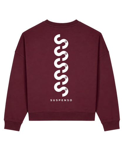 SUDADERA CHICA SUSPENSO DEEP PLUM