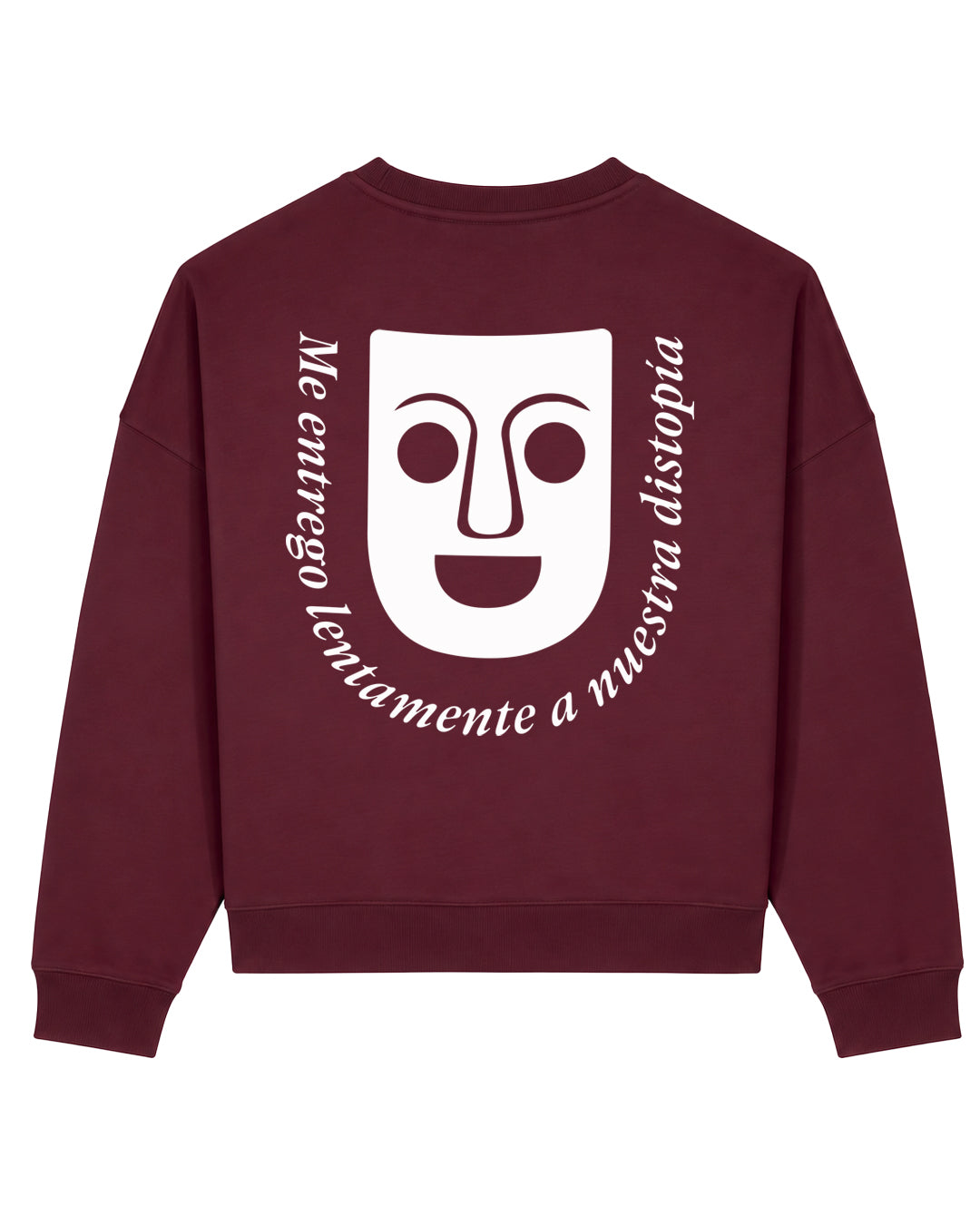 SUDADERA CHICA DISTOPÍA DEEP PLUM