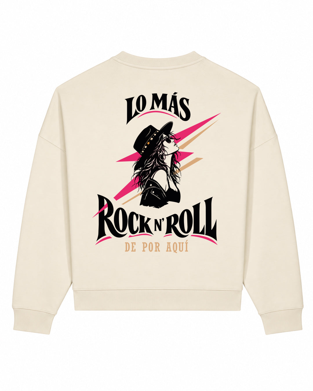 SUDADERA CHICA ROCK CREAM