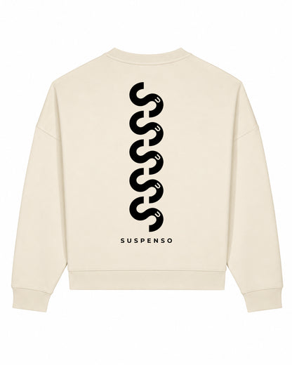 SUDADERA CHICA SUSPENSO CREAM