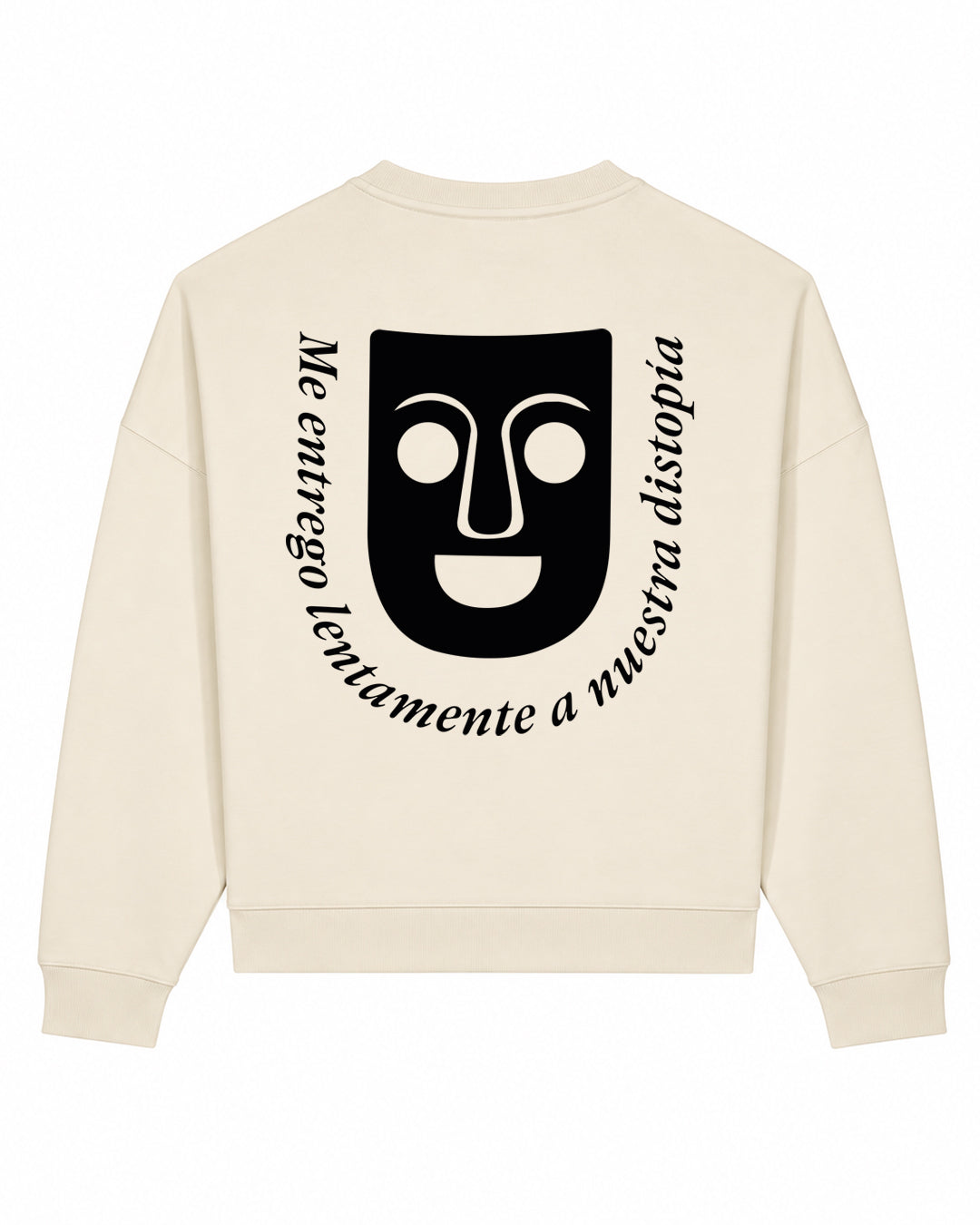 SUDADERA CHICA DISTOPÍA CREAM